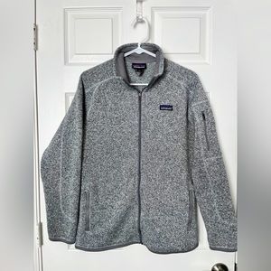 Patagonia Better Sweater Fleece Jacket Women’s Gray Size L